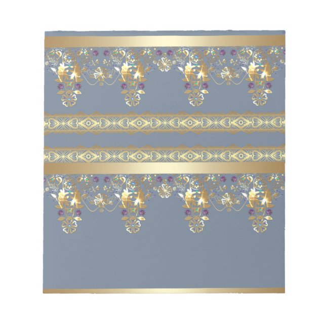 Gold lace notepad (Front)