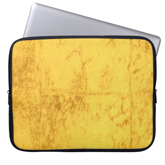 Gold Laptop Sleeve (Front)
