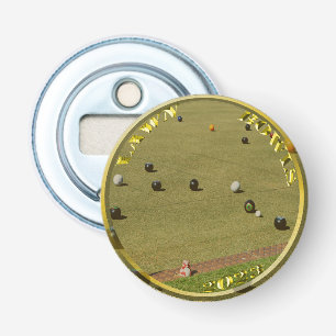 Gold Lawn Bowls 2023 Designed Coin, Bottle Opener