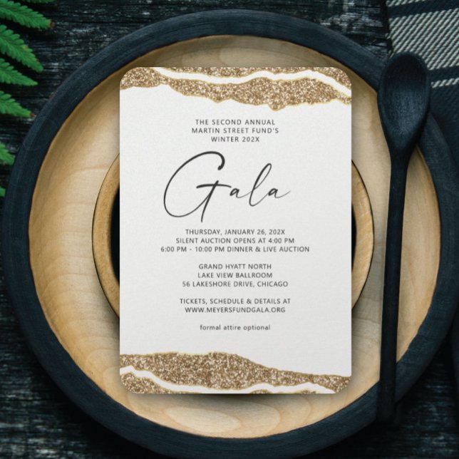 Gold Layers Gala Invitation (Creator Uploaded)