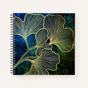 Gold Leaf Deco  Notebook