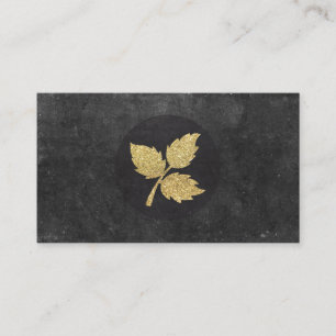 Gold Leaf Deluxe, Slate II Business Card