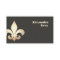 Gold Leaf Fleur de Lis Business Card