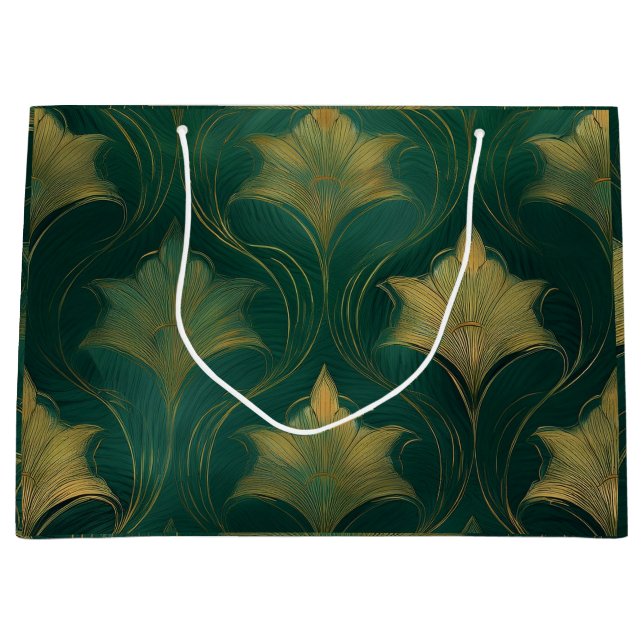 Gold Leaf Large Gift Bag (Front)
