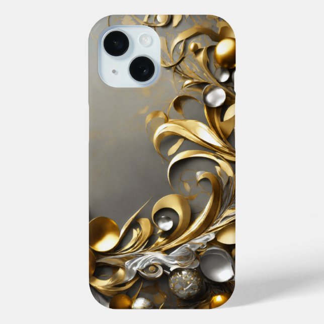 Gold leaf themes Case-Mate iPhone case (Back)