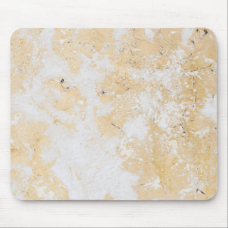 Gold Leaf White Marble Texure Pattern Hybird Mouse Mat