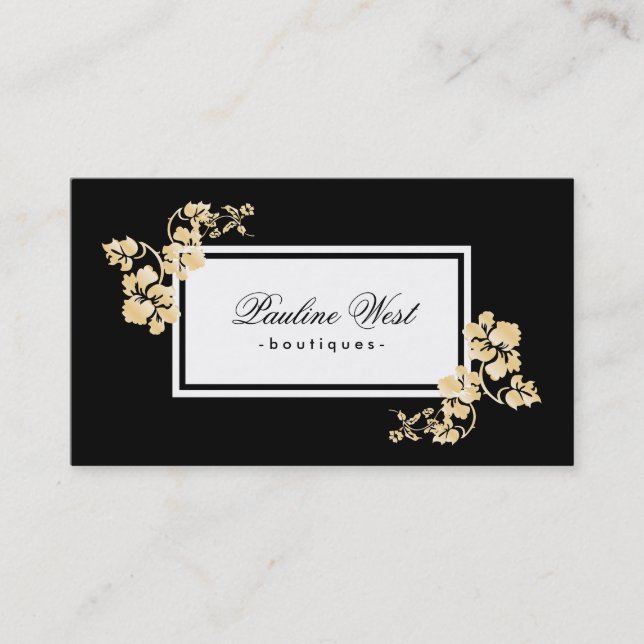 Gold Leafs | Deluxe Business Card (Front)