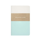 Gold leather and mint green