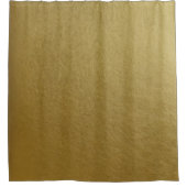 Gold Leather Shower Curtain  (Front)
