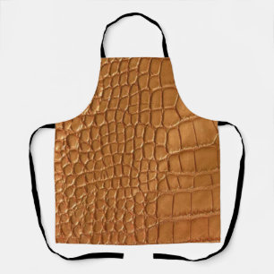 Gold leather texture luxury apron