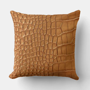 Gold leather texture luxury cushion