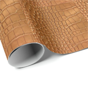 Gold leather texture luxury wrapping paper