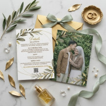 Gold Leaves Elegance Muslim Wedding