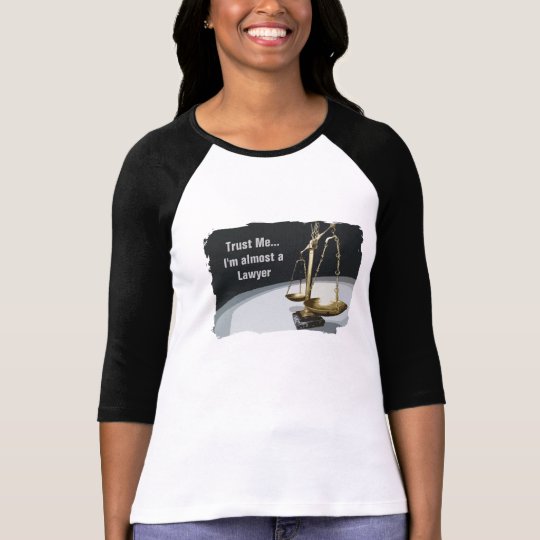 Gold Legal Scale of Justice T-Shirt