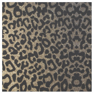 Gold Leopard Fabric