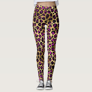 Gold Leopard leggings