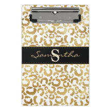 Gold leopard print custom