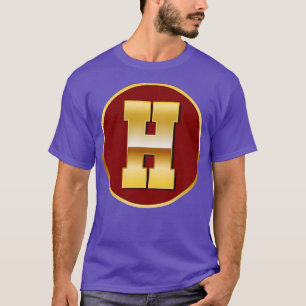 Gold letter H T-Shirt