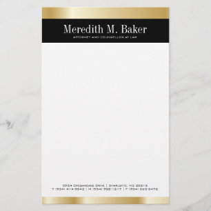 Gold Letterhead Flyer