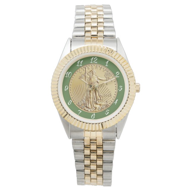 GOLD LIBERTY COIN COIN WATCH (Front)