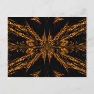 Gold Light Butterfly Postcard