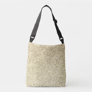 Gold light soft glitter sparkles crossbody bag