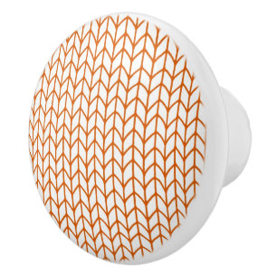 GOLD LINE KNIT Ceramic Knob