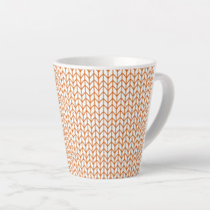 GOLD LINE KNIT Latte Mug