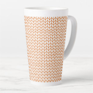 GOLD LINE KNIT Tall Latte Mug