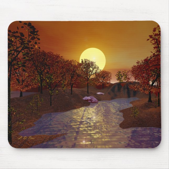 Gold Linger Mouse Mat (Front)