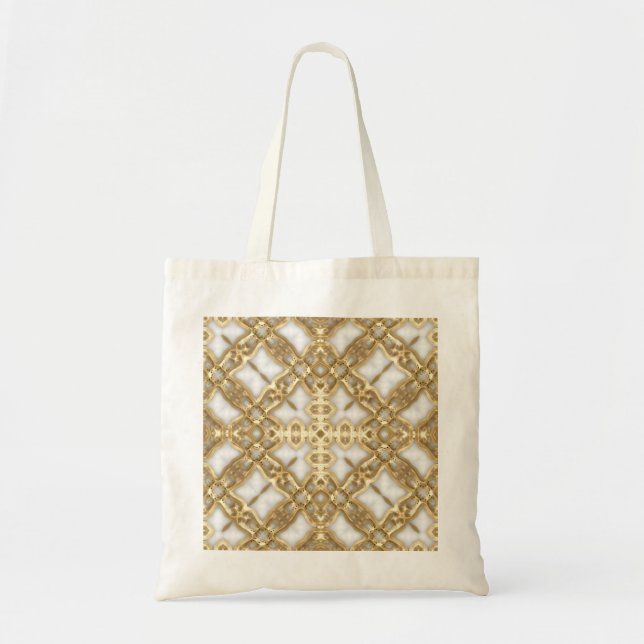 Gold Link Cross Tote Bag (Front)