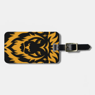 Gold Lion Big Graphic Luggage Tag