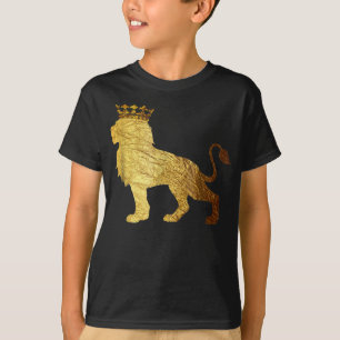 Gold Lion King   Wild animals T-Shirt