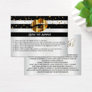 Gold Lips Application Instructions