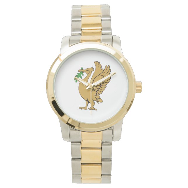 Gold Liverbird watches. Watch (Front)