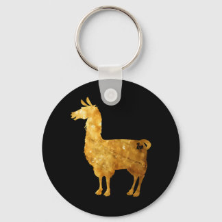 Gold Llama Keychain