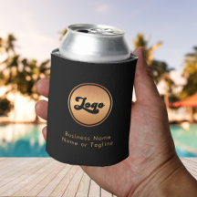 Gold Logo & Custom Text Business Company Branded