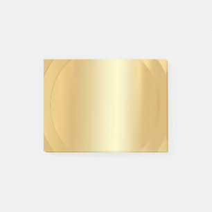 Gold Look Elegant Modern Blank Template Trendy Post-it Notes