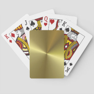 Gold Look Elegant Modern Glamourous Template Playing Cards