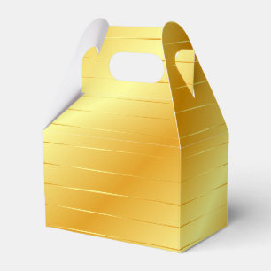 Gold Look Elegant Modern Template Trendy Glossy Favour Box