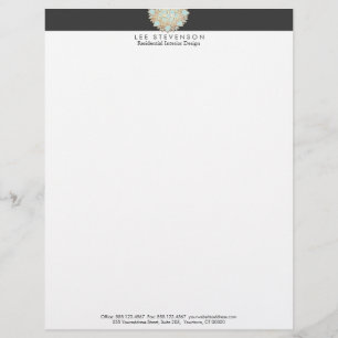 Gold Lotus Letterhead