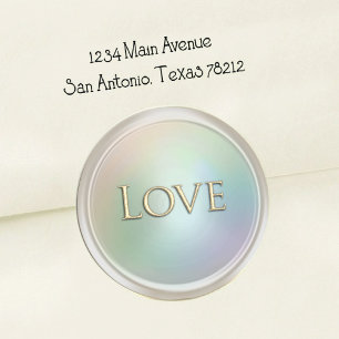Gold Love Envelope Seal