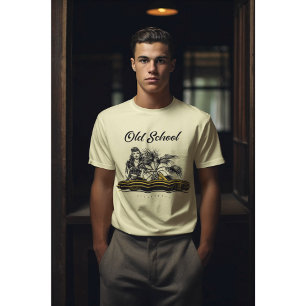 Gold Lowrider Retro   Classic Car Convertible  T-Shirt