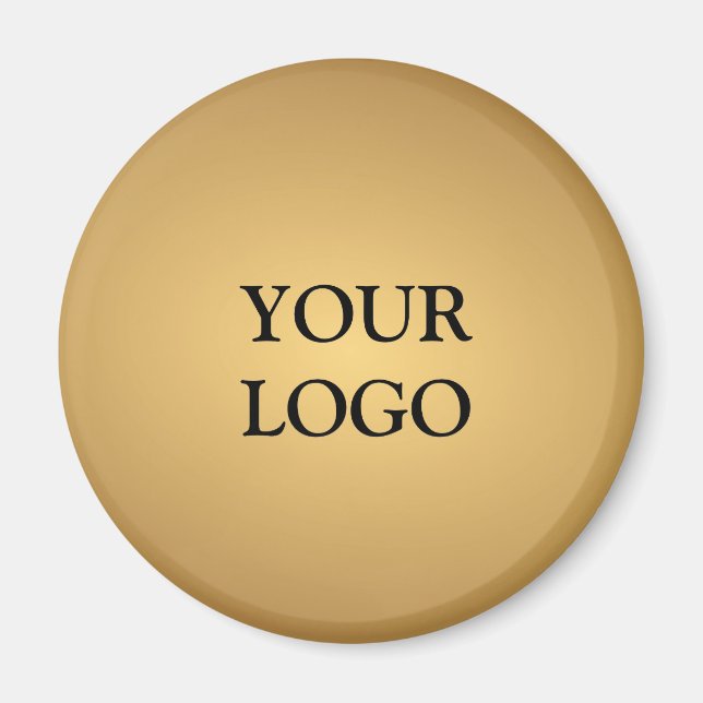 Gold Luxurious Gold Design Professional Your logo Magnet (Front)
