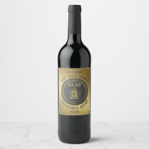 Gold luxury Mead bee hive honeycomb honey wine Label