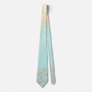 Gold Luxury Modern Blush Pink Soft Mint Collection Tie