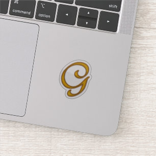 Gold Luxury Monogram G