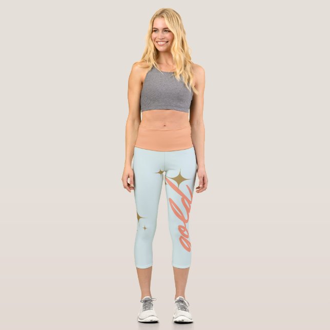 gold M capris (Front)