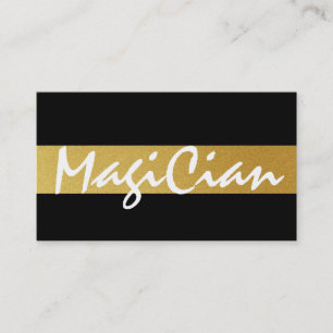 Gold Magician Business Card