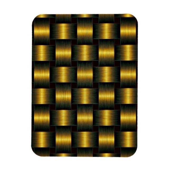 Gold Magnet Golden Lattice (Vertical)